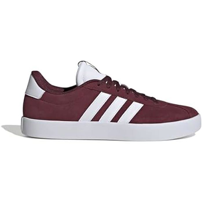 Adidas Chaussures - ADIDAS - VL Court 3.0 - Cuir lisse - Semelle en caoutchouc - Confort léger