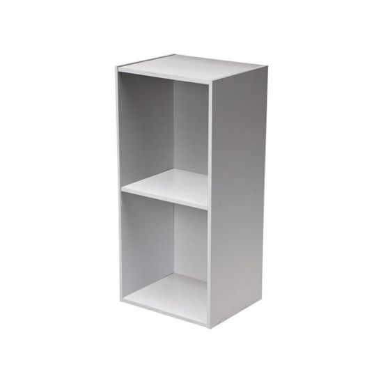 Lot De 2 Étagères Cubes Murales Relaxdays – 4 Paniers Amovibles Bois Noyer Naturel, Rangement Gain De Place Chambre Cuisine Couloir
