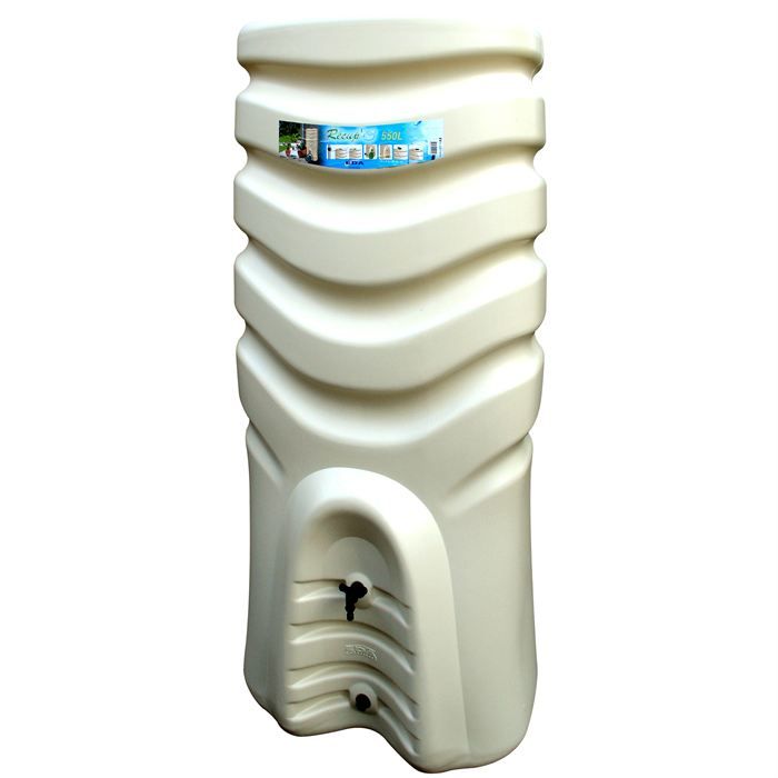 Eda Récupérateur Deau Récupo 1 Kit Collecteur 79x56x164cm Contenance 550l Beige