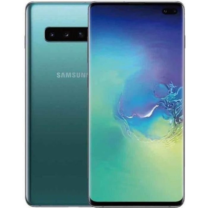 SAMSUNG Galaxy S10+ 128 go Vert - Reconditionné - Très bon état