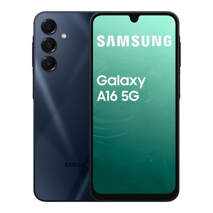 SAMSUNG Galaxy A16 5G Smartphone 128Go Bleu nuit - Version Française