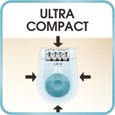 Epilateur - CALOR - EP1028C0 - 24 pinces de précision - Ultra compact - Billes de massage-1