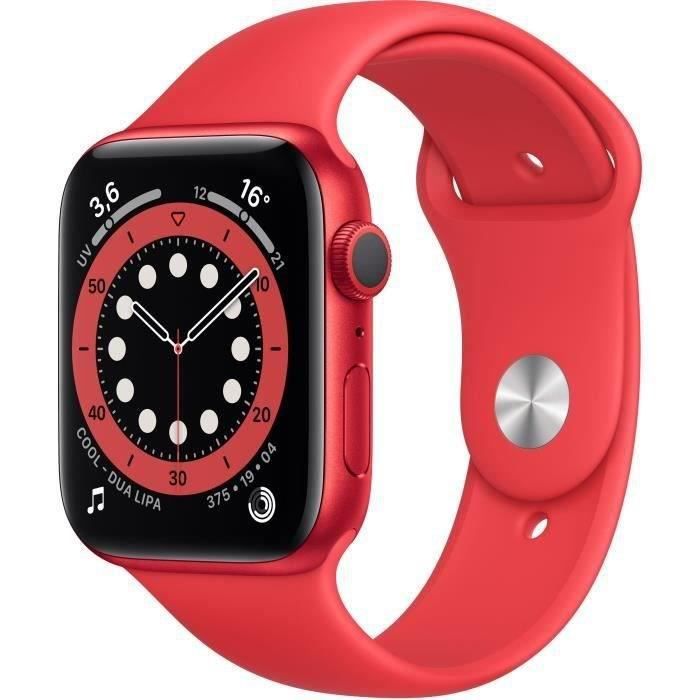 Apple Watch Series 6 GPS 44mm Boîtier aluminium Bracelet 2020