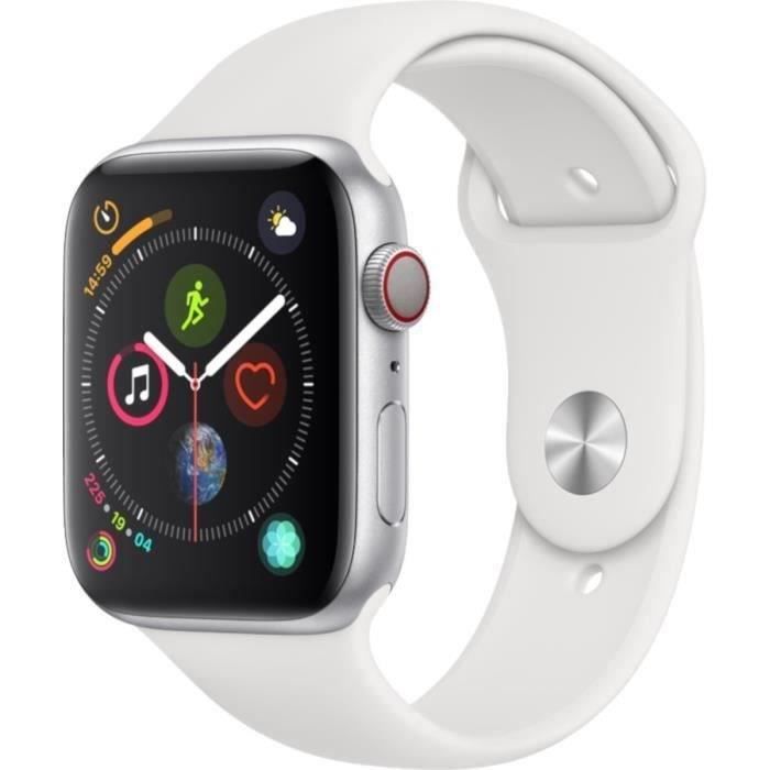 Apple Watch Series 4 GPS + Cellular 44mm Boîtier aluminium Bracelet 2018 Très bon état