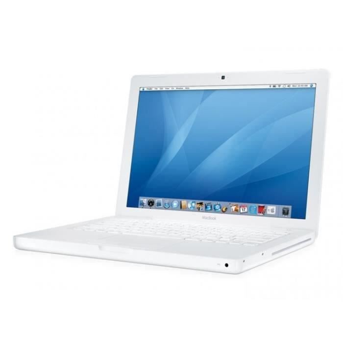 APPLE MacBook 13 2009 Core 2 Duo - 226 Ghz - 2 Go RAM - 250 Go HDD - Blanc - Reconditionné - Excellent état Reconditionné - Apple reconditionné disponible sur Cdiscount Seconde Vie