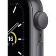Apple Watch SE GPS - 40mm Boîtier aluminium Gris Sidéral - Bracelet Noir (2020) - Reconditionné - Excellent état-1