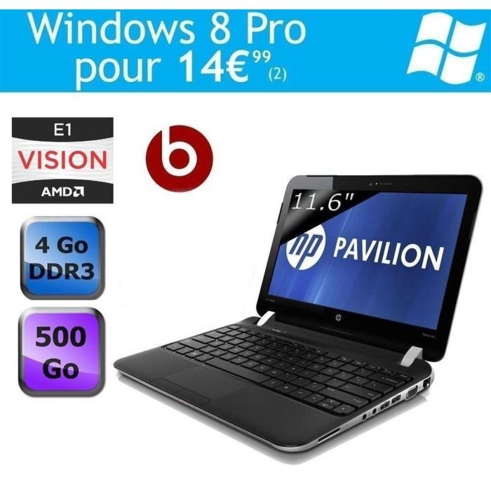 Écran LCD 11.6" De Remplacement Pour HP Compaq Pavilion DM1-4231SF - LED, WXGA, Garantie 1 An