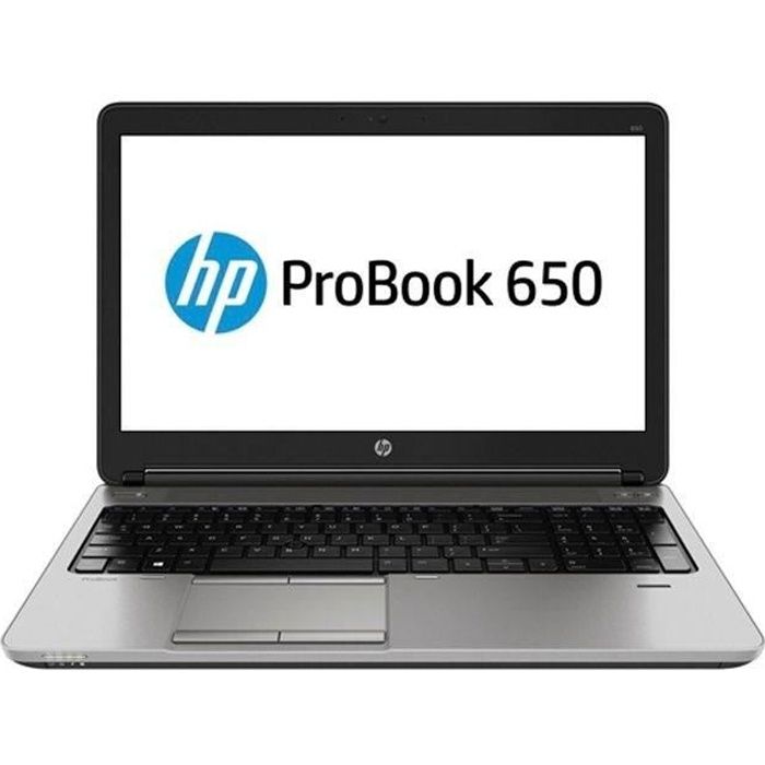 Ordinateur Portable HP 650-G2 – Core I5 – RAM 8G – SSD 512G – Windows 10 – Reconditionné – Etat correct