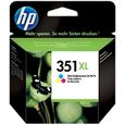 HP 351XL Cartouche d'encre trois couleurs grande capacité authentique (CB338EE) pour HP Photosmart C4380/C4472/C4580/C5280-0
