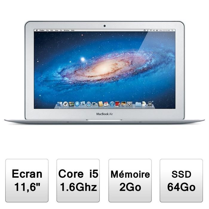 Top achat PC Portable Apple MacBook Air (MC968F/A) pas cher