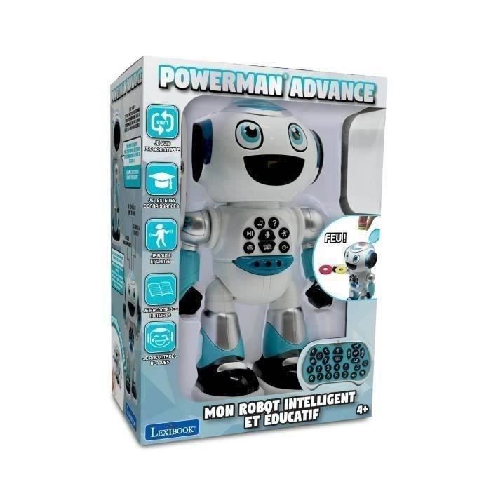 Robot Programmable Powerman Advance - LEXIBOOK - Quiz, Musique, Jeux, Histoires - Télécommande - Bla