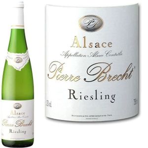 VIN BLANC Pierre Brecht Riesling - Vin blanc d'Alsace