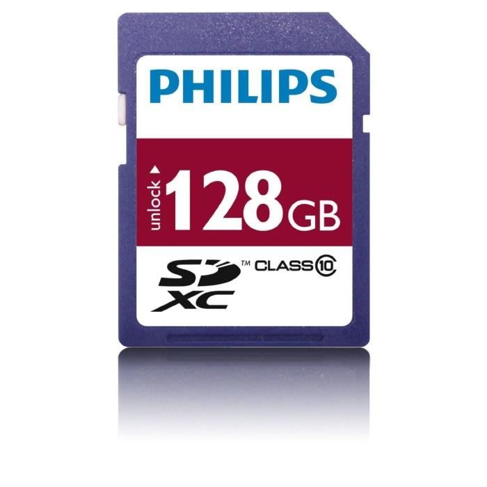 Philips Carte SDXC - Class 10 - 64GO