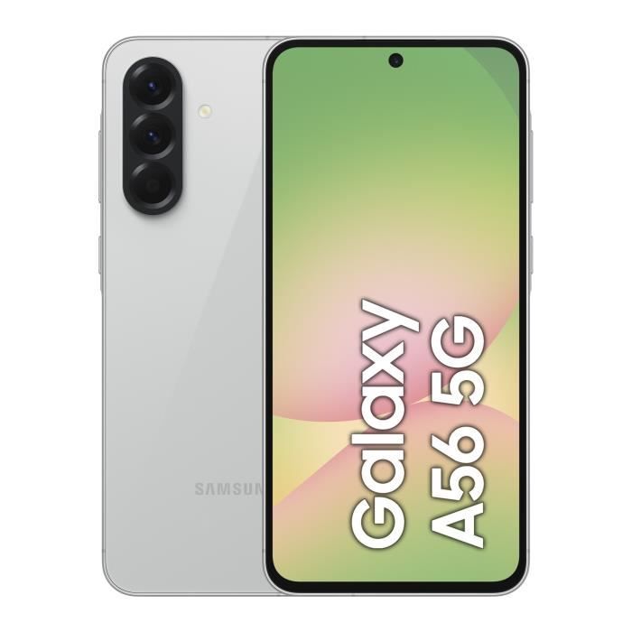SAMSUNG Galaxy A56 5G Smartphone 128Go Gris - Version Française
