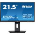 Ecran PC - IIYAMA XUB2293HS-B5 - 22" FHD - Dalle IPS - 3 ms - 75Hz - HDMI  / DisplayPort - Pied réglable en hauteur-1