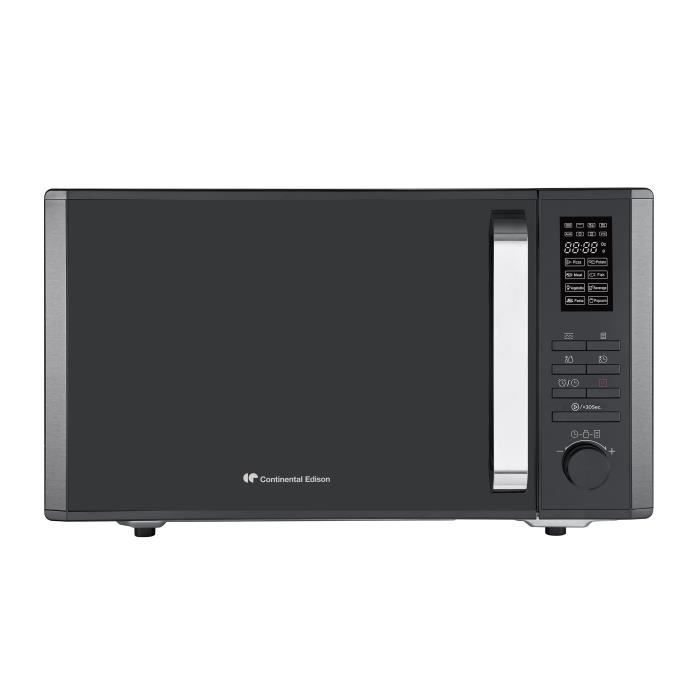 Micro-ondes monofonction CONTINENTAL EDISON MO28MB Noir L51,3 x H30,7 x  P42,8 cm 28L - Cdiscount Electroménager