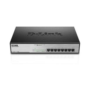 SWITCH - HUB ETHERNET  D-LINK  Switch 8-Ports - DGS-1008MP - 10/100/1000M