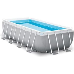 PISCINE Kit piscine Intex cadre prisme tubule rectangulaire