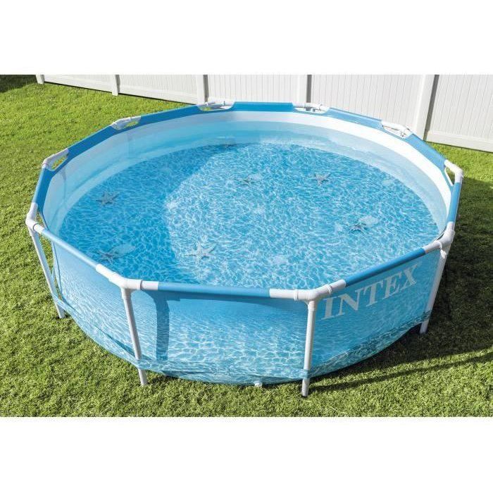 Embout De Pied Pour Piscine Intex - Lot De 4 - Compatible Avec Piscines à Cadre Métal 5,5 à 7,3 M, Trous De 5,1 Cm - 10