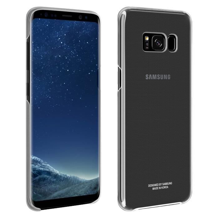Samsung S8 Edge Clear Cover Or - vue 3