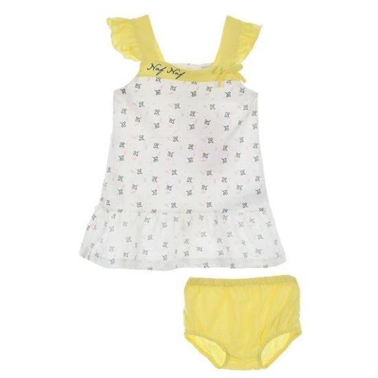 Robe Sans Manches Bébé Fille En Coton - Imprimé Glace, 0-5 Ans