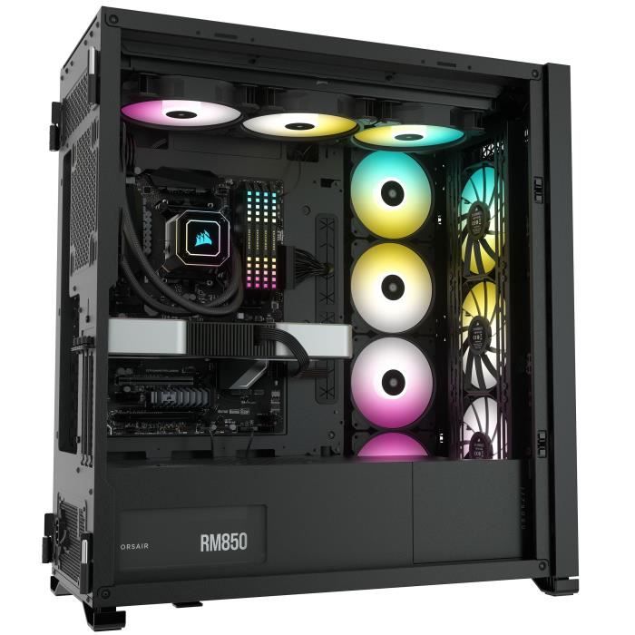 CORSAIR Boitier PC 7000D AIRFLOW Verre Trempe Noir CC 9011218 WW Cdiscount Informatique