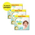 PAMPERS Premium Protection Taille 6 - 192 couches - Lot de 3 Mega Pack-0