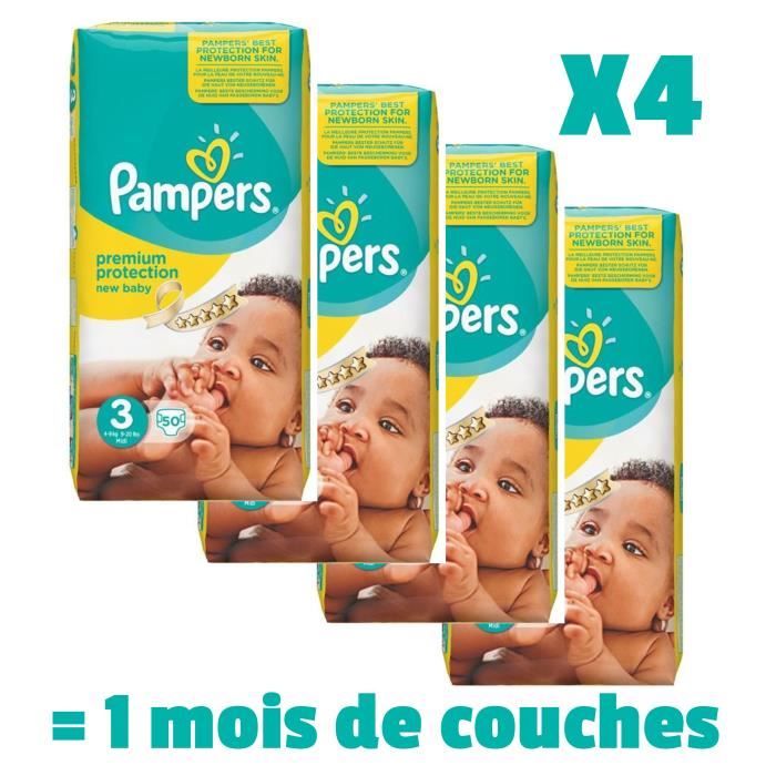 Pampers New Baby Taille 3 4 A 9kg 200 Couches Format Pack 1 Mois Achat Vente Couche Soldes Sur Cdiscount Des Le 20 Janvier Cdiscount