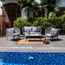 Pearl Salon De Jardin 4 Places Tissage En Corde Un Canape