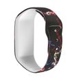 Bracelet de rechange en silicone souple /à motifs pour smartwatch Garmin Vivofit Jr 2