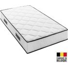 SOMNIS BEDDING Matelas 90 x 190 cm - Hauteur 27 cm - 380 ressorts ensachés - 7 zones - Equilibré - réversible - fabriqué en Belgique - DEKO DREAM