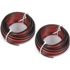 SkyTronic 2 rouleaux de 10 m Câble haut-parleur 0,75mm2