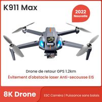 Dragon touch K911 MAX GPS Drone 8K professionnel double Caméra HD FPV 1.2KM photographie aérienne moteur Quadcopters Noir