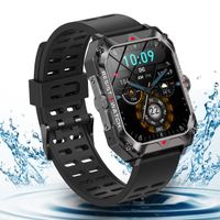 Montre Connectée Femme Homme avec Appel Bluetooth, 2.02" HD Smartwatch pour Android iOS, 120+ Modes Sportifs IP68 étanche