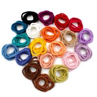 Lot de 60 élastiques cheveux éponge couleurs assorties - RC005785