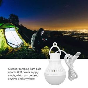 LAMPE - LANTERNE LON Lampe de camping lanterne portable lampe de camping ampoule USB 5W tente Équipement de camping HB013 98666