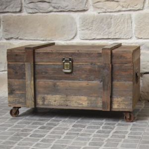 Grand Coffre En Bois Achat Vente Pas Cher