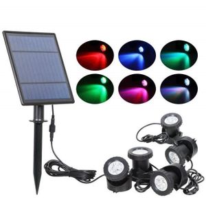 Set De 5 Spots Solaires Led D Exterieur Pour Jardin Terrasse Patio Achat Vente Set De 5 Spots Solaires Led Cdiscount