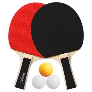 RAQUETTE TENNIS DE T. Raquettes de ping-pong Raquettes de tennis de table de qualité 2 battes de ping-pong manche long raquette de ping-pong ensemble