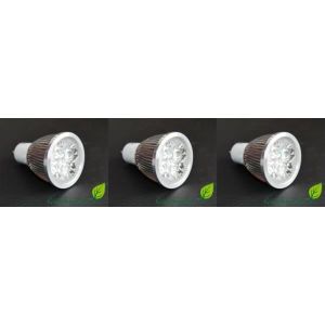 AMPOULE - LED lot de 3 Ampoules à LED GU10  4w  4X1w haute inten