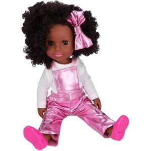 MARULADOLLS - AWA : Poupée Noire Africaine aux Cheveux Afro de 45CM dans  Une boîte Cadeau - Poupon Noir aux Cheveux crépus. Idée Cadeau pour Les 3  Ans et Plus : : Jeux et Jouets