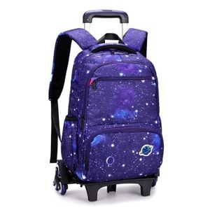 CARTABLE HAOPYOU Cartable a Roulette Garcon Fille Primaire-Sac  Dos Roulettes Garon Scolaire pour Enfant cole tudiant Dcole