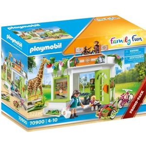 UNIVERS MINIATURE PLAYMOBIL - 70900 - Centre de soins du parc animalier - Bleu - Mixte - 4 ans et plus - 122 pièces