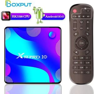BOX MULTIMEDIA Boitier iptv x88 pro 10 Smart tv box android 11 2G