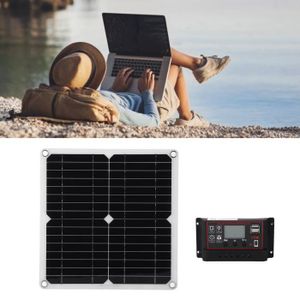 KIT PHOTOVOLTAIQUE VGEBY Kit panneau solaire avec contrôleur 100A Kit