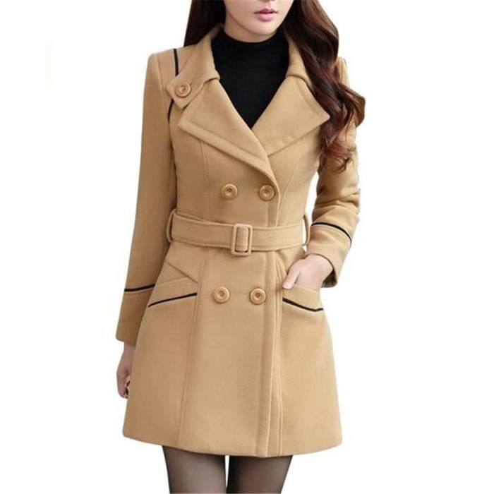 manteau trench coat femme hiver