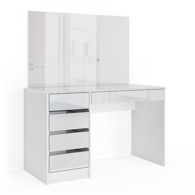 ANWBROAD Coiffeuse Table de Maquillage avec 10 LED Ampoules Lumiere