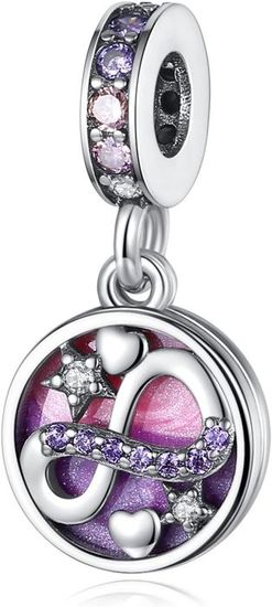Nenalina Charm Delfin Anhänger in 925 Sterling Silber für alle gängigen Charmträger 713012-000