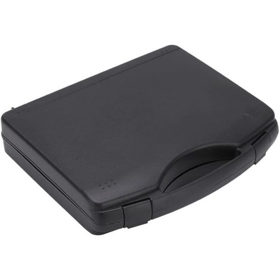 Boîte De Rangement DIN Pour Autoradio - Installation Facile, Compatible Tous Modèles, ABS Noir, Rangement Tableau De Bord - 7