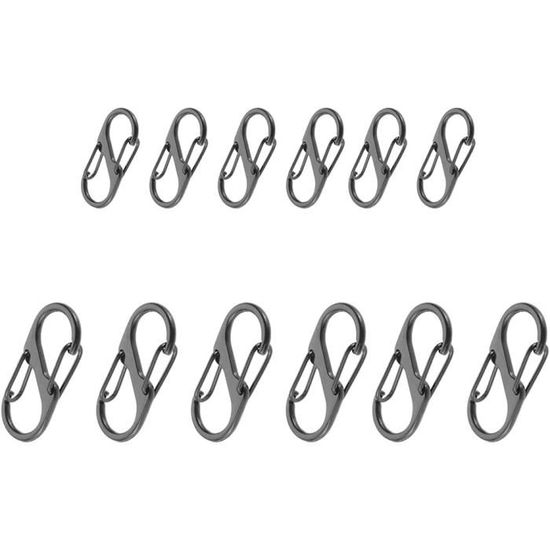 Lot De 4 Mousquetons Pivotants 20mm - Fermoirs Clips Pour Sac à Dos - Alliage Zinc